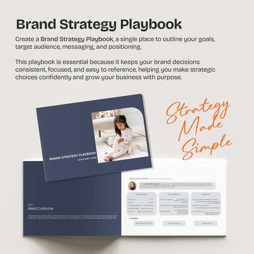 Brand Templates: Brand Strategy Playbook & Brand Visual Guide
