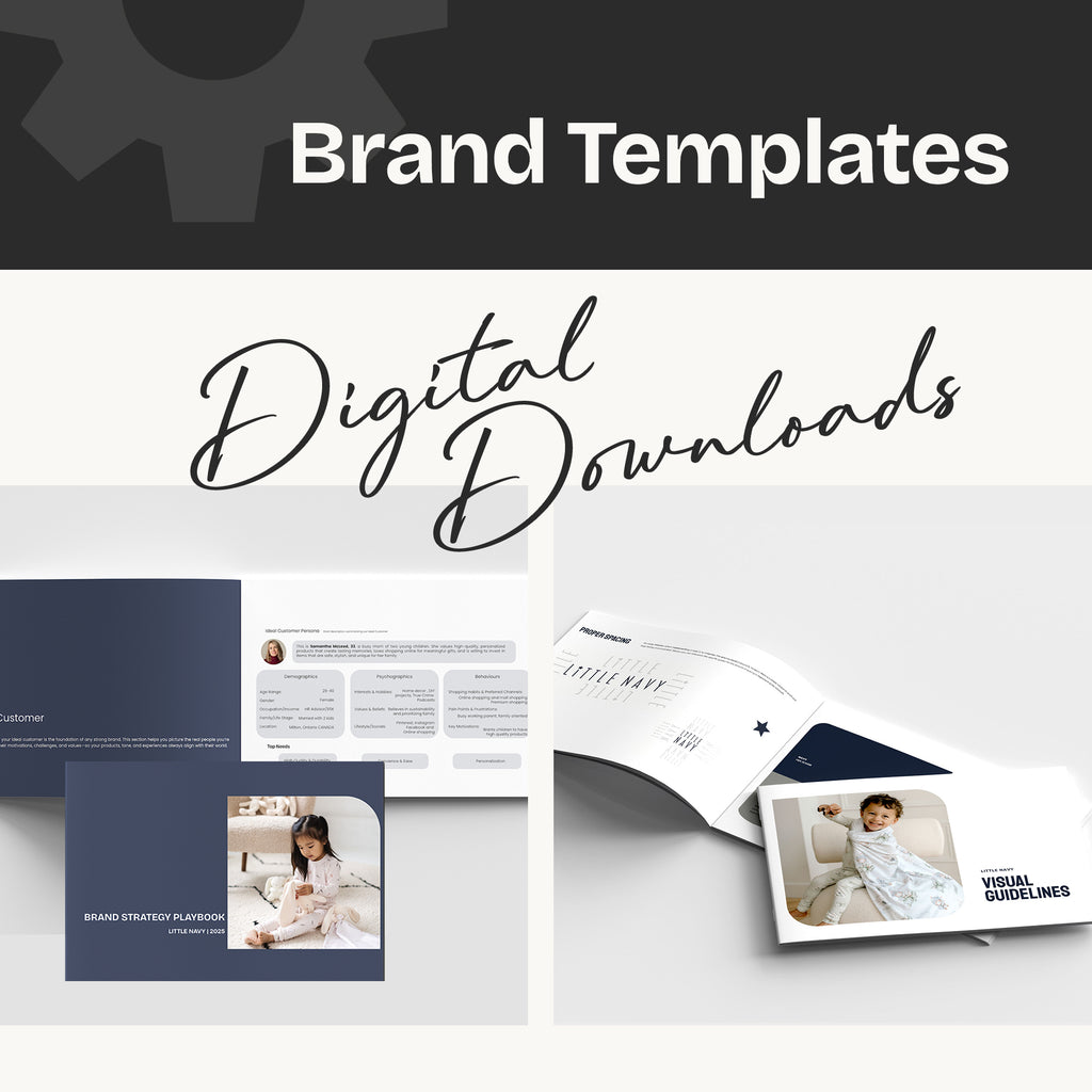 Brand Templates: Brand Strategy Playbook & Brand Visual Guide
